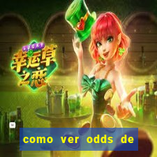 como ver odds de jogos passados